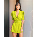 Macaquinho Blazer Feminino Alfaiataria