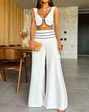 Conjunto de duas peças de cor sólida