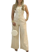 Macacão sem manga empina bum bum Alto Relevo