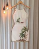 Vestido Anna Bella Branco Coqueiro