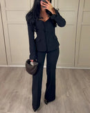 Conjunto Casual Estampado de Duas peças