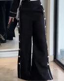 Conjunto de duas peças de lapela cor Sólida