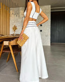 Conjunto de duas peças de cor sólida