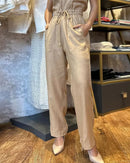 Conjunto de duas peças de cor Sólida Nude